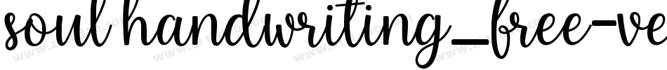 soul handwriting_free-version转换器字体转换
